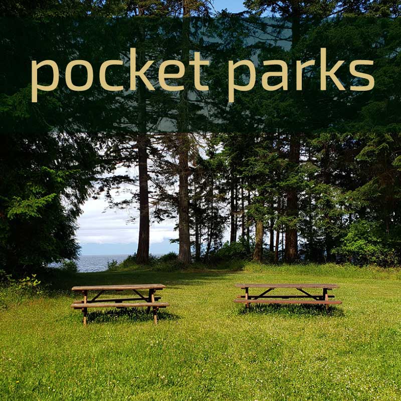 Link box text: pocket parks